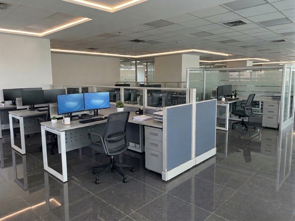 PUESTO DE TRABAJO CON PANELERIA